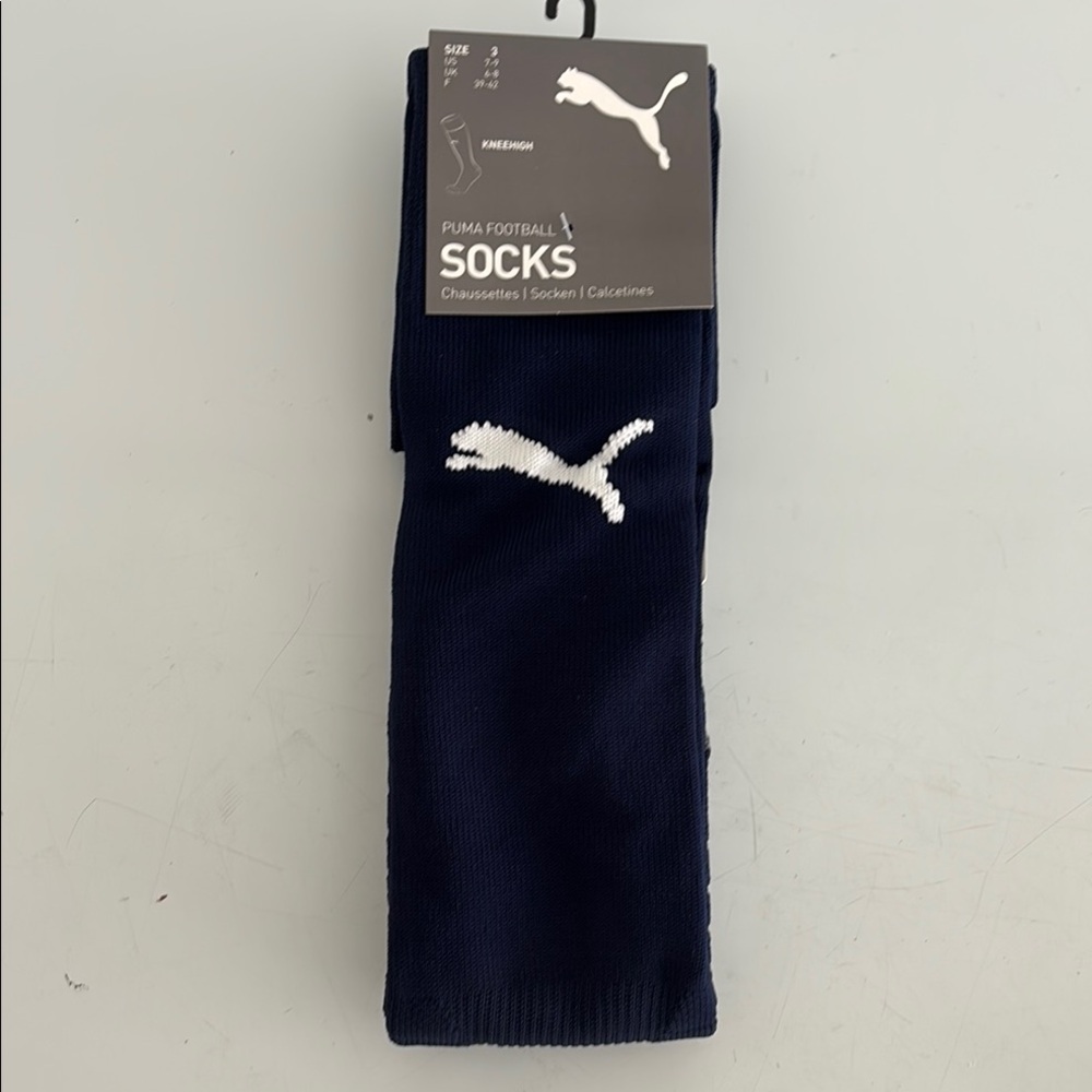 Puma Team Liga Men's Navy Soccer Socks NWT US 7-9